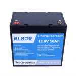 ថ្មលីចូមអ៊ីយ៉ុង 12.8V 50Ah ថ្ម Lithium Ion Lifepo4 ថ្ម Lithium-Ion