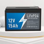 កញ្ចប់ថ្ម Lithium Ion 12V 15Ah Deep Cycle Lifepo4 Battery