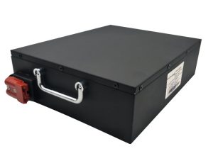 ទំងន់ស្រាលមានថាមពលថ្ម 24V50Ah li-ion មានទំនាក់ទំនង RS4835 សំរាប់រ៉ូបូត AGV