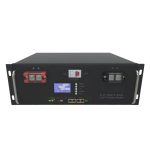 6000 Cycles 48V 100Ah 5Kwh RS48 LiFePo4 Solar Battery with 5U Cabinet